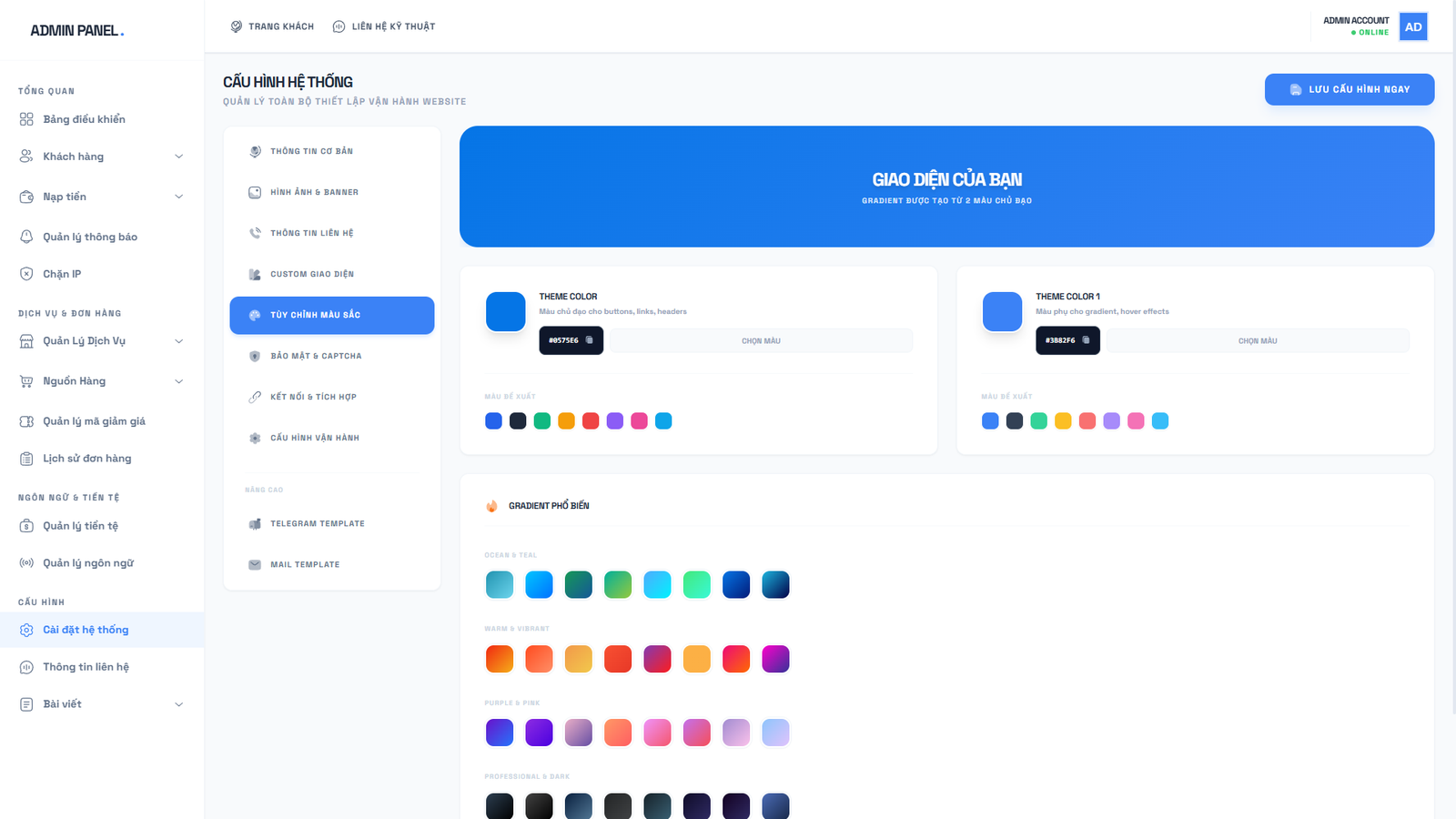 [SHOP CLONE] Shop Tài Khoản Premium - Clone Mail Via - Nguyên Liệu Ads Tự Động