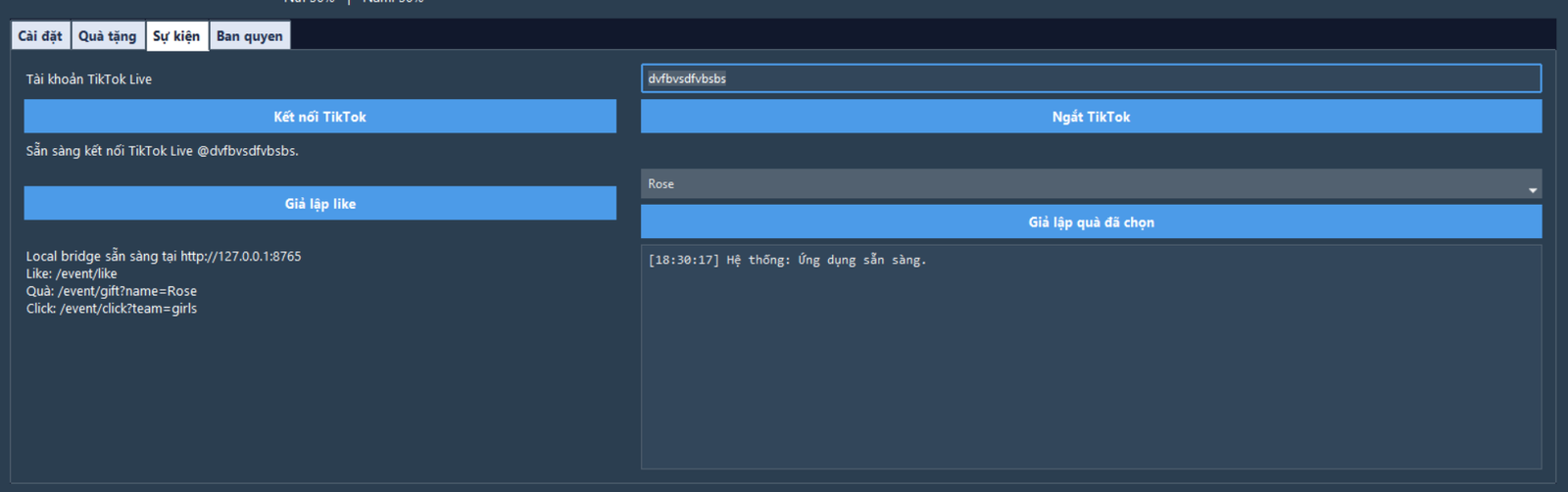 Tool Game Treo Live TikTok Kiếm Xu