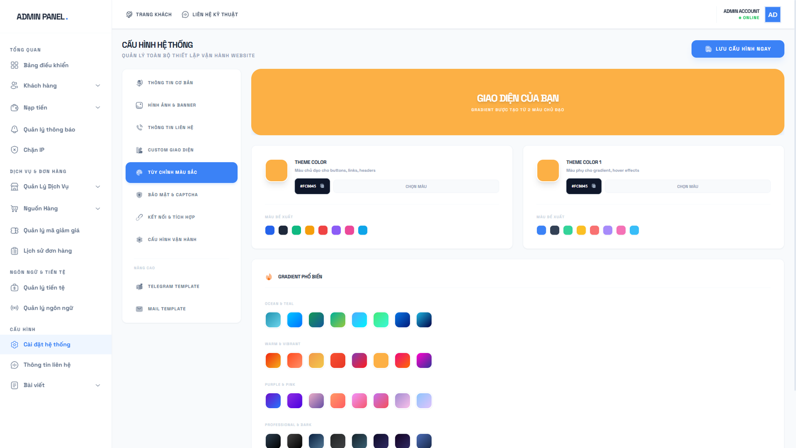 [SHOP CLONE] Shop Tài Khoản Premium - Clone Mail Via - Nguyên Liệu Ads Tự Động