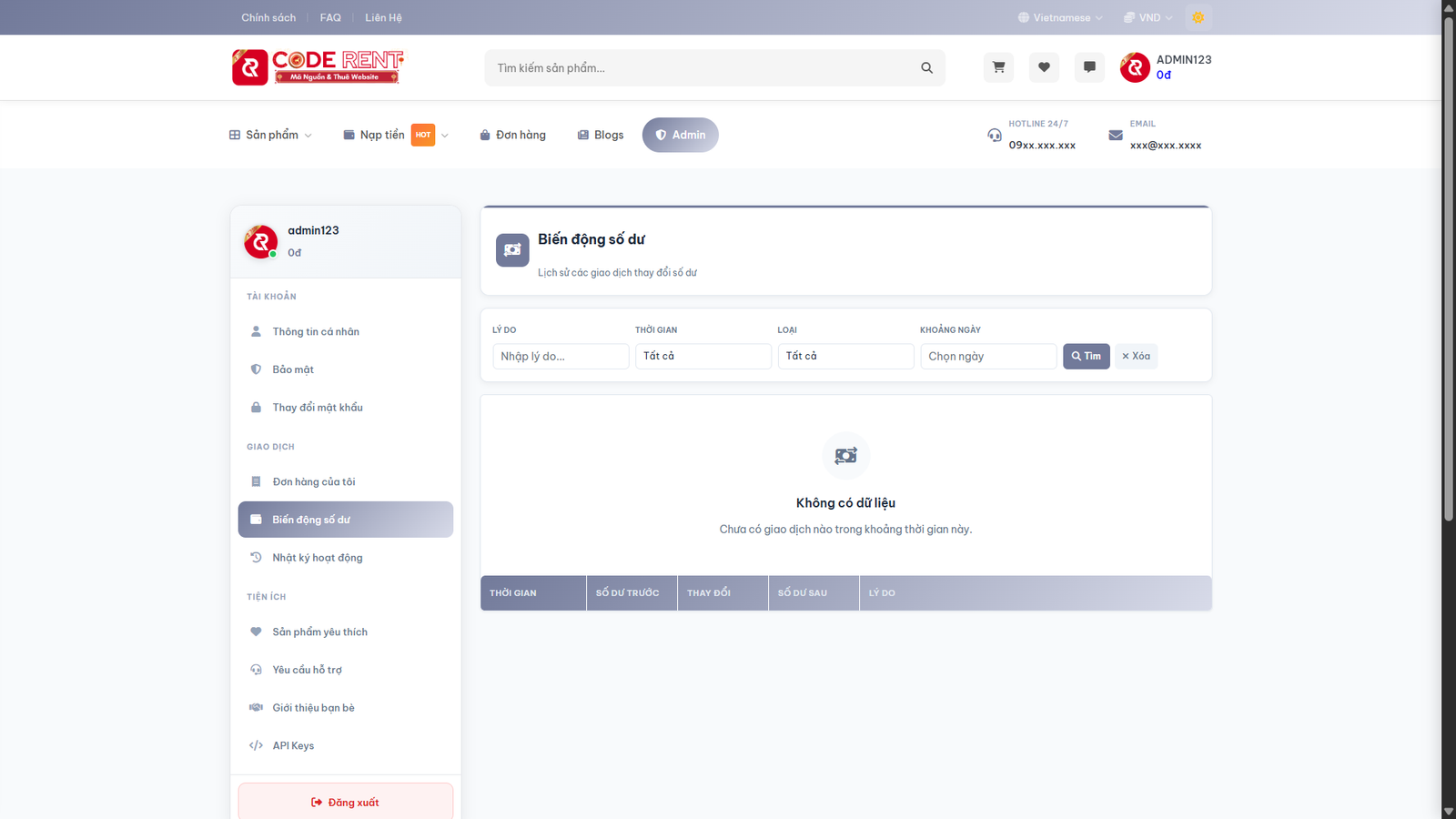 [SHOPKEY 1.2.2] Tạo website bán tài khoản Premium, bán tài khoản digital