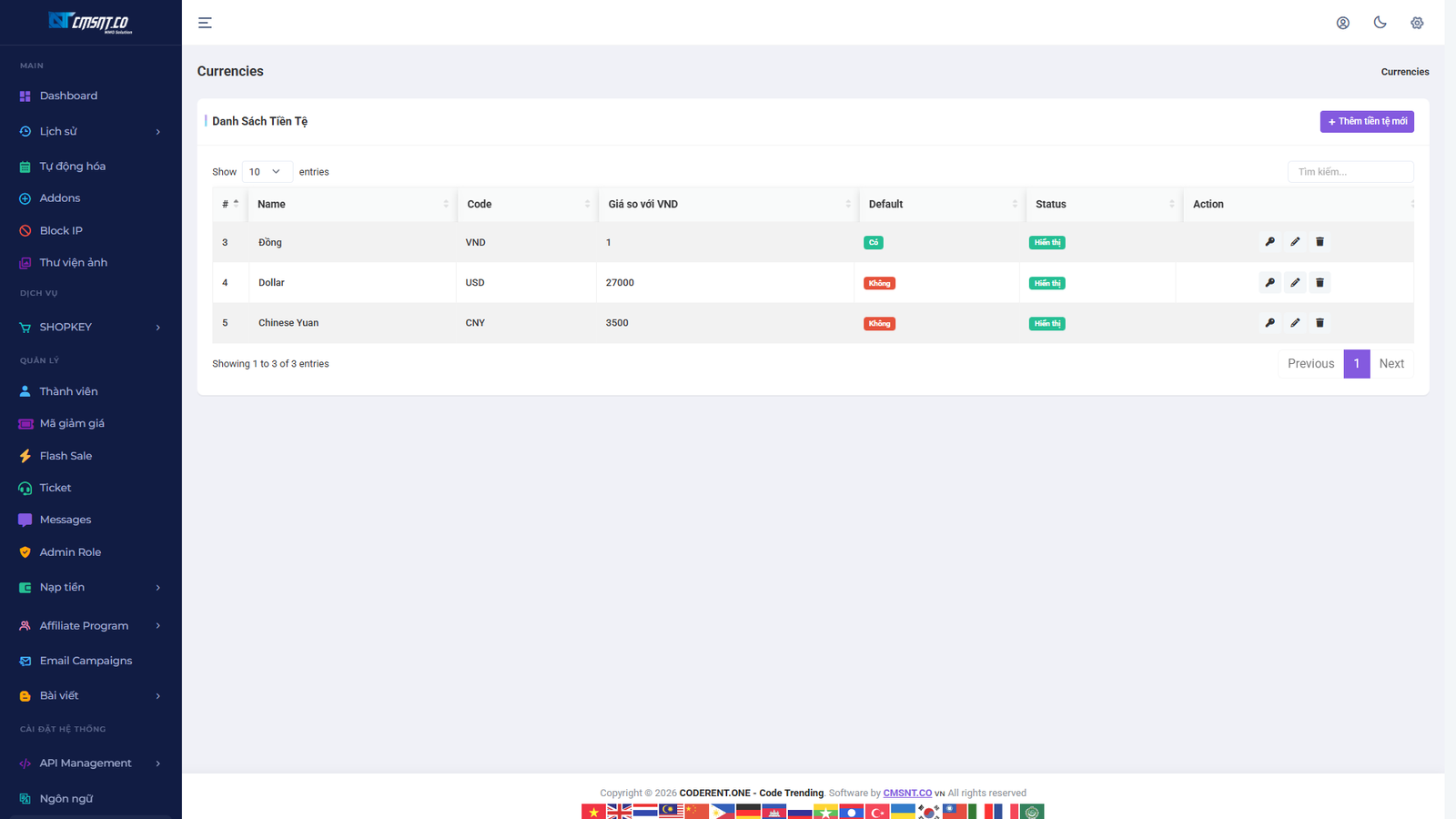 [SHOPKEY 1.2.2] Tạo website bán tài khoản Premium, bán tài khoản digital