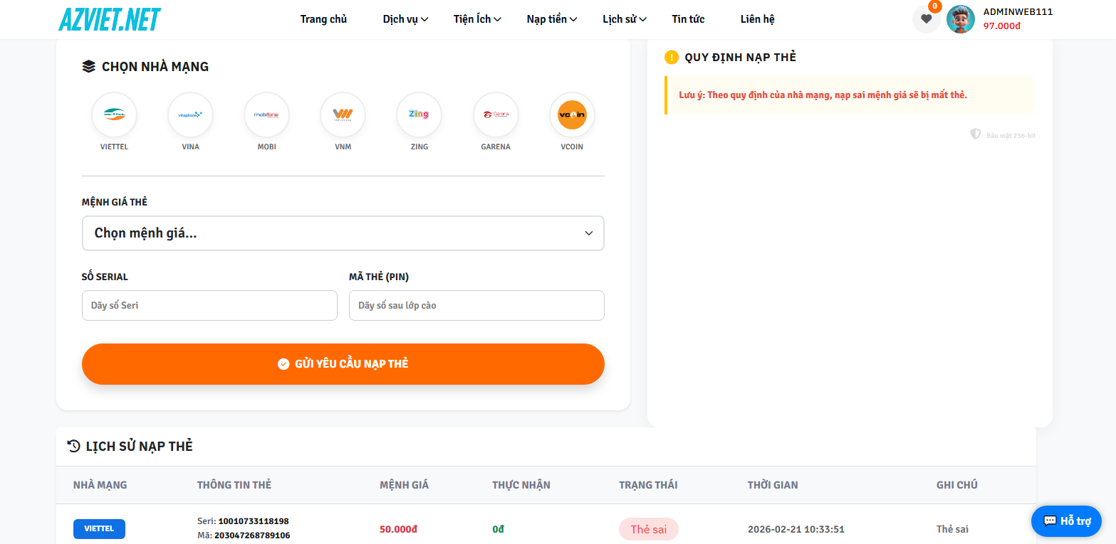Mã Nguồn Bán Code Web - Hosting - Vps - Domain - Cron Job Thế Hệ Mới, Giao Diện Đẹp Xin