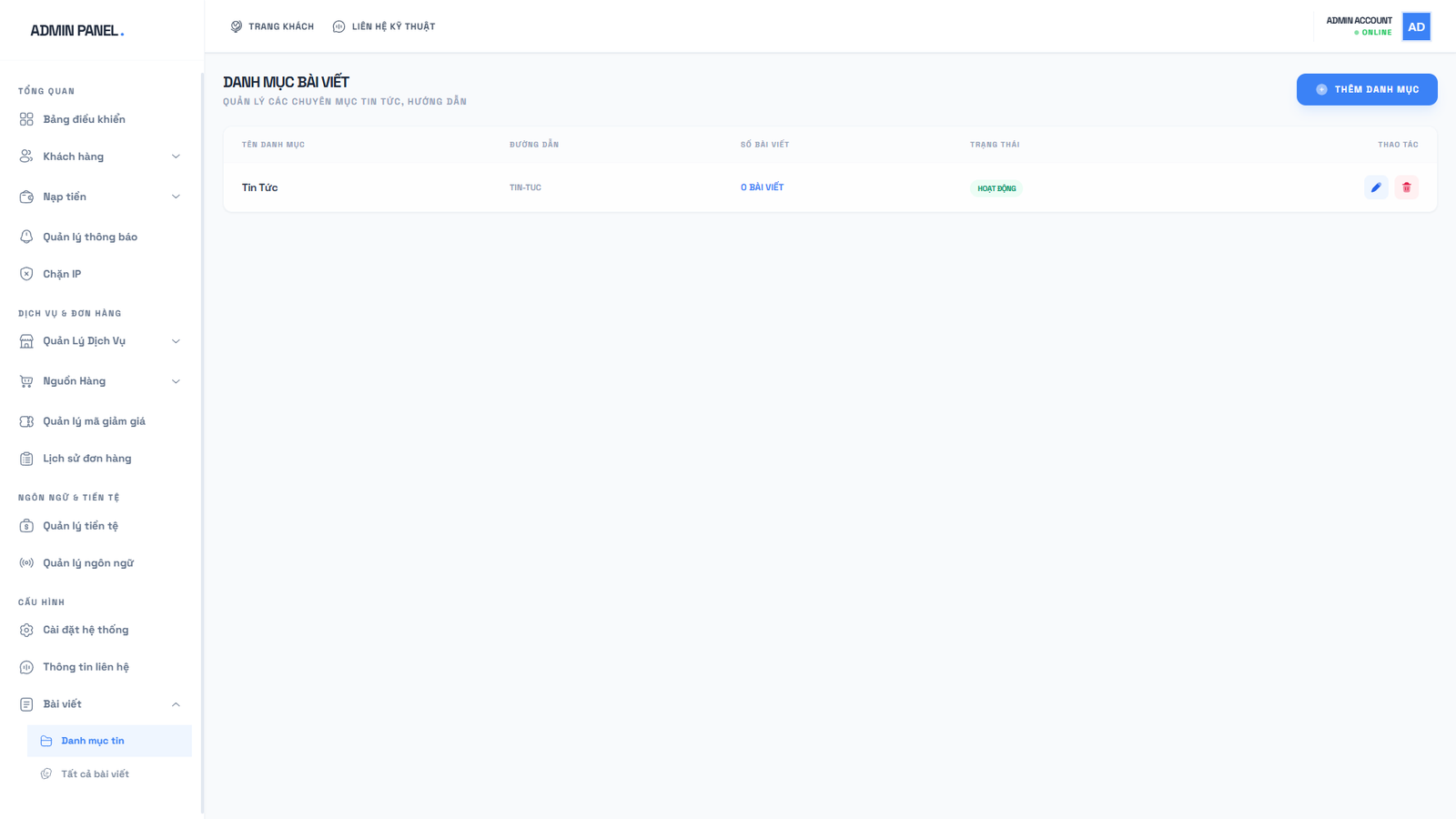 [SHOP CLONE] Shop Tài Khoản Premium - Clone Mail Via - Nguyên Liệu Ads Tự Động