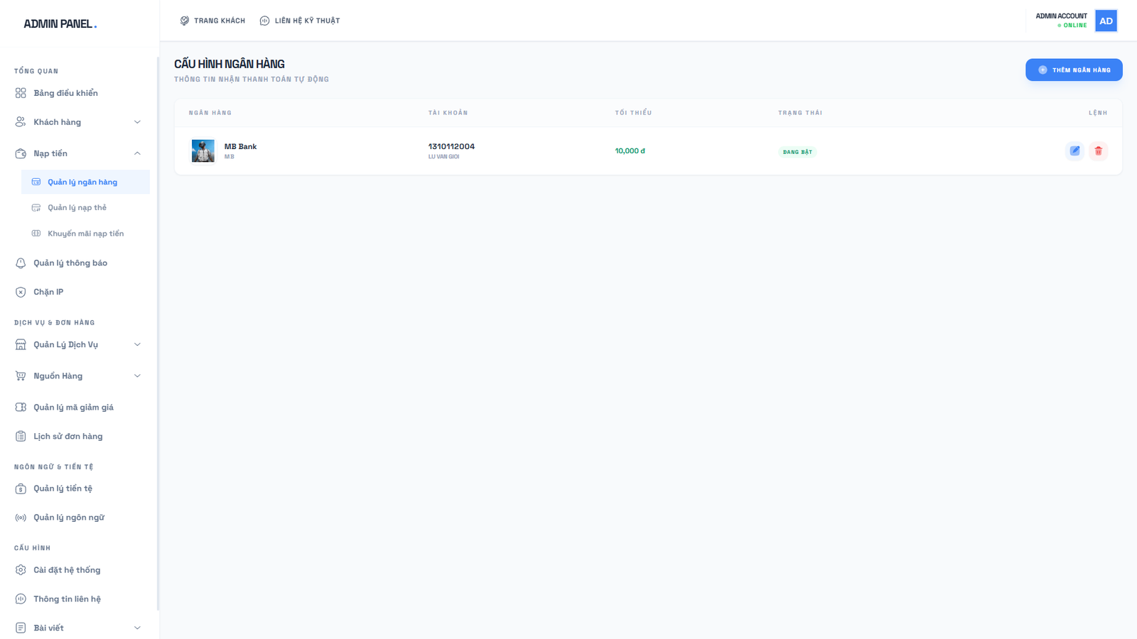[SHOP CLONE] Shop Tài Khoản Premium - Clone Mail Via - Nguyên Liệu Ads Tự Động