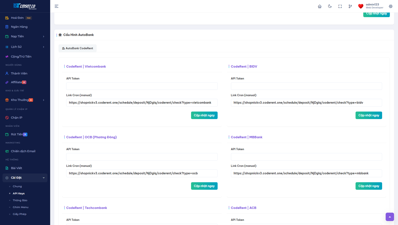[SHOPNICK3 - CMSNT] Thiết kế website bán nick game mới nhất