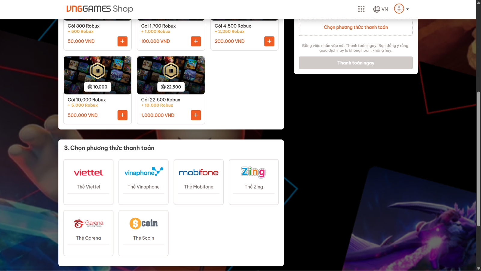 [ SHARE ] Code Nạp Thẻ Cào Game Roblox