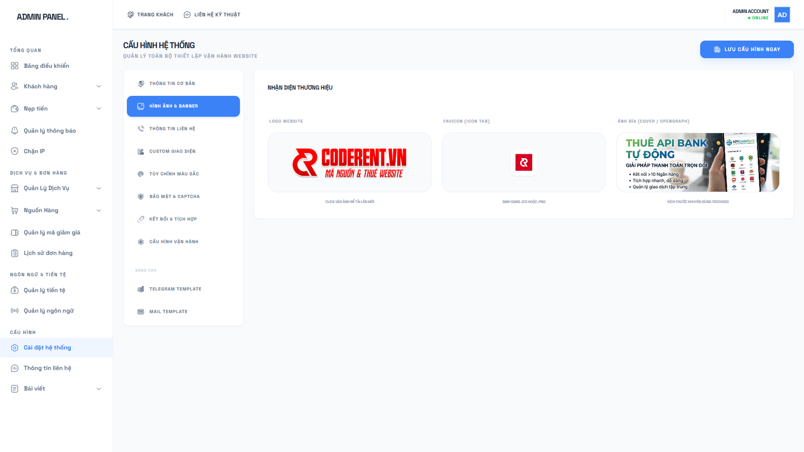 [SHOP CLONE] Shop Tài Khoản Premium - Clone Mail Via - Nguyên Liệu Ads Tự Động