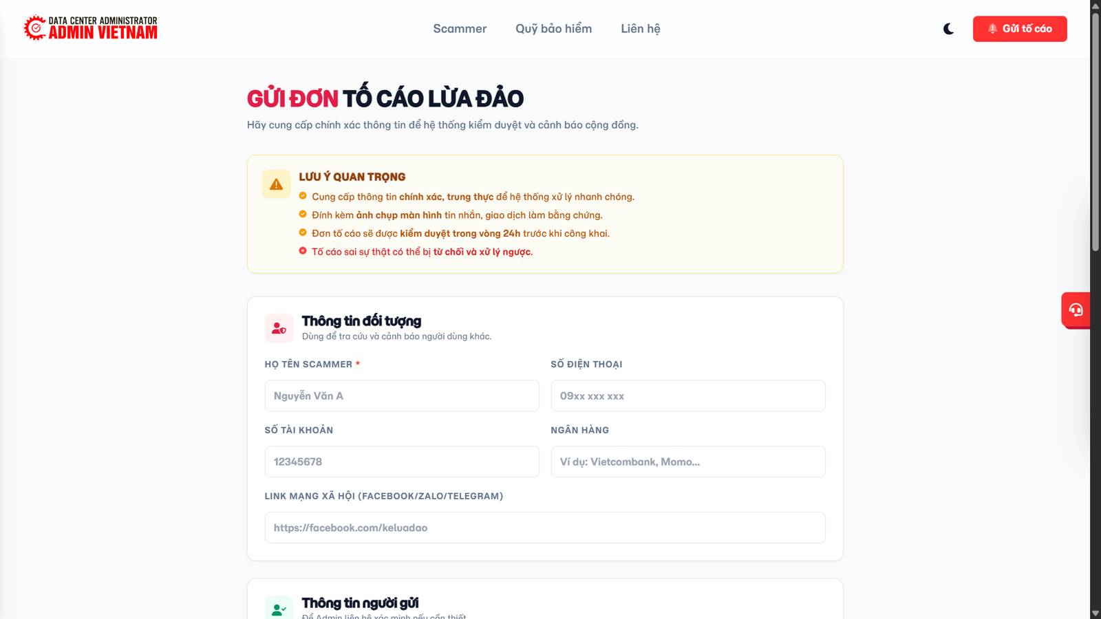 [ Mã Nguồn ] Source Code Website Checkscam Đẹp Mới Nhất