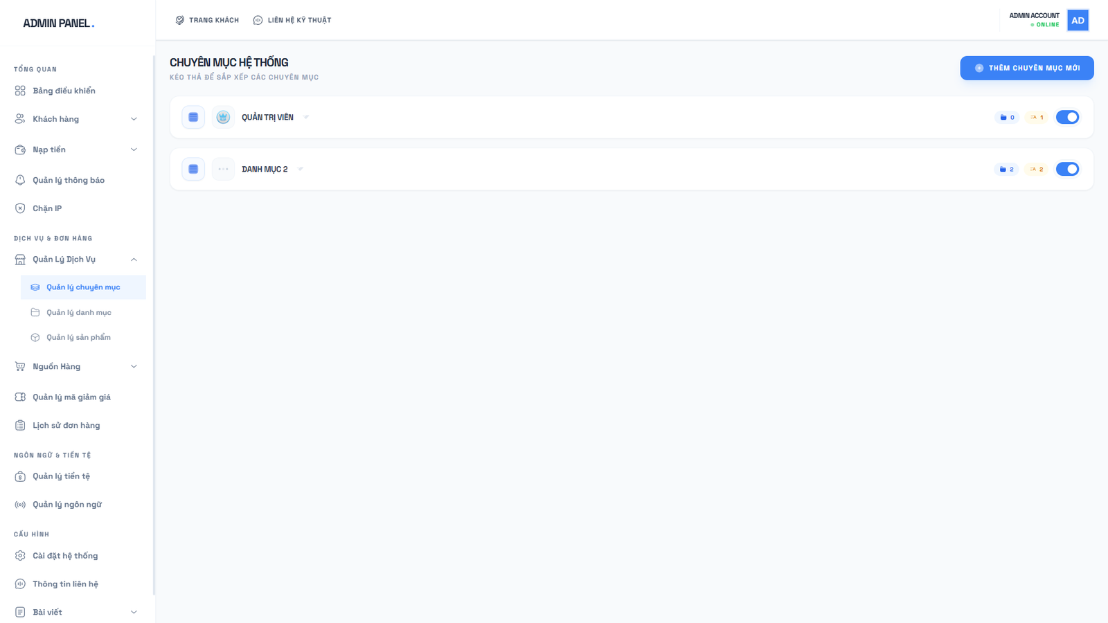 [SHOP CLONE] Shop Tài Khoản Premium - Clone Mail Via - Nguyên Liệu Ads Tự Động